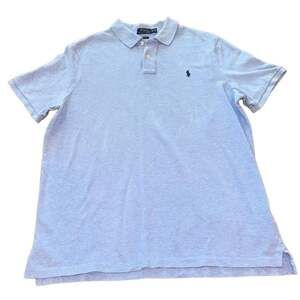 Ralph Lauren Polo Shirt mens XL Blue 
Cotton Casual Rugby